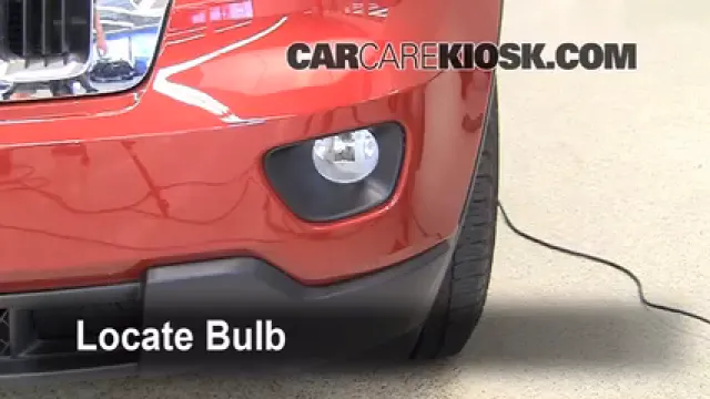 2011 Jeep Grand Cherokee Laredo 3.6L V6 Éclairage Feu antibrouillard (remplacer l'ampoule)